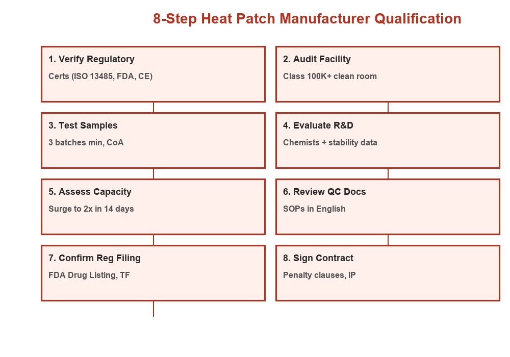 Heat Patch Manufacturer 8-Step Qualification Framework