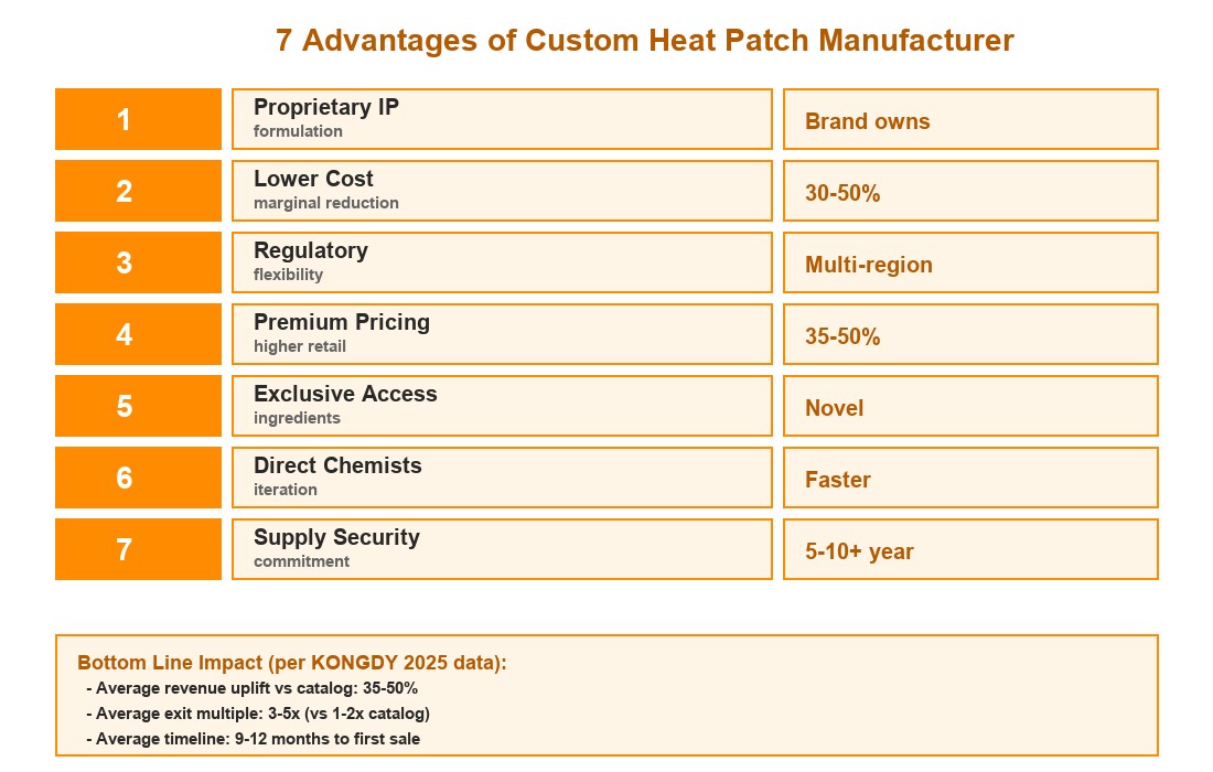 Custom Heat Patch Manufacturer 7 Advantages Visual Map