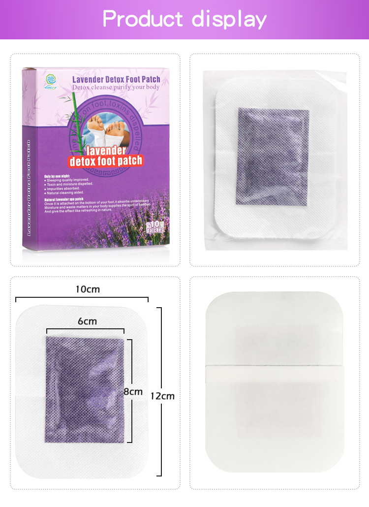 lavender detox foot pads OEM