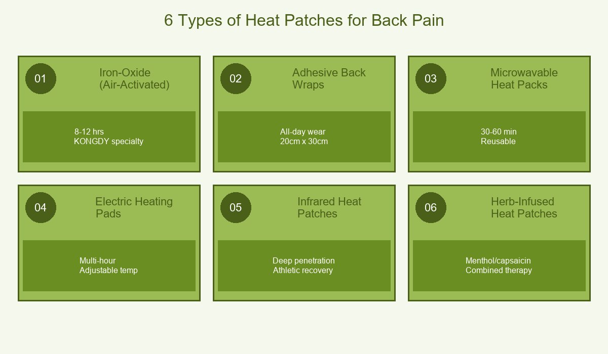 6 Types of Heat Patches for Back Pain