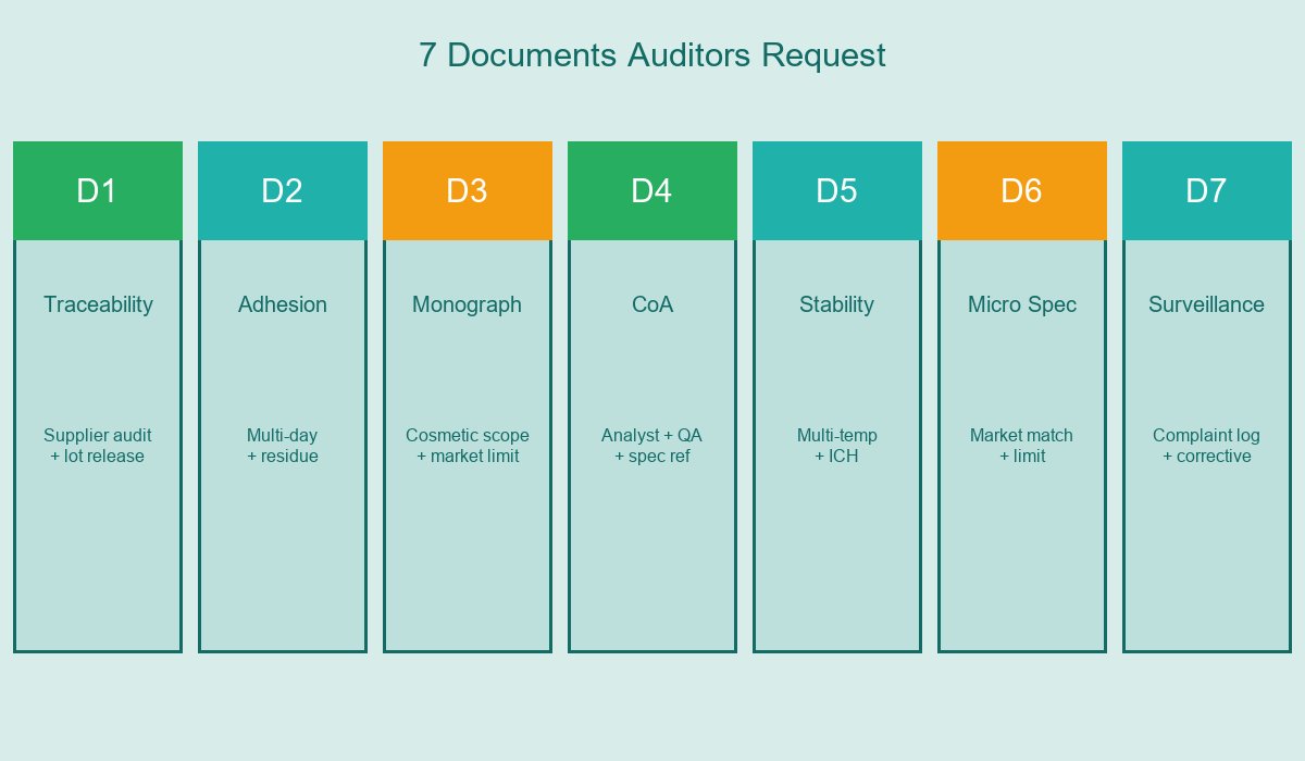 7 Documents Auditors Request
